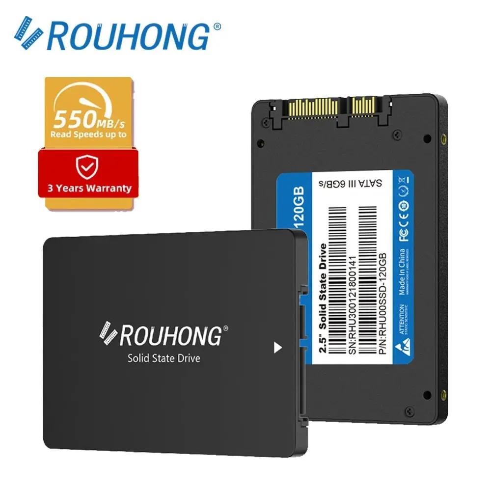 ROUHONG Ʈ ũž  ָ Ʈ ̺, SATA3 SSD, 1TB, 128GB, 256GB, 120GB, 480GB, 512GB, HDD 2.5 ϵ ũ ũ, 240 GB